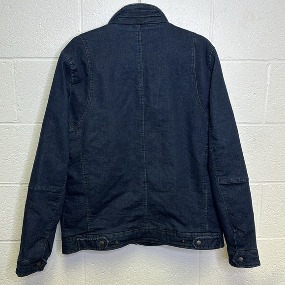 NWOT Levi's Blue Denim Jacket with Stand-Up Collar - Picture 6 of 10